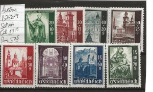 Austria B252-9 Set. Mint Hinged