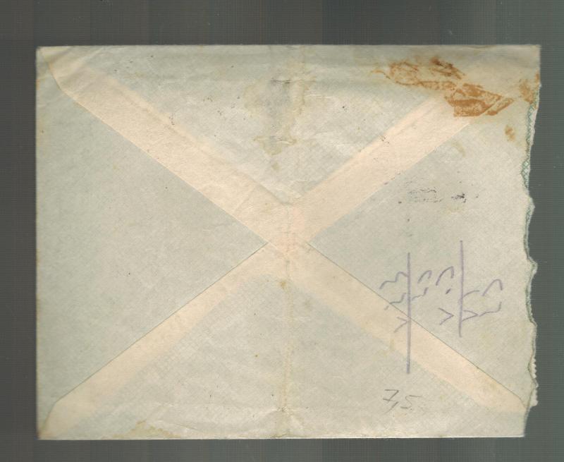 1942 Denizli to Burdur Turkey Cover 