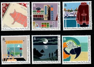 GUERNSEY SG1382/7 2011 THE GUERNSEY LITERARY AND POTATO PEEL PIE SOCIETY MNH