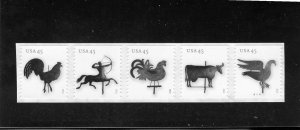 4617a Weather Vanes, MNH strip/5