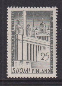 Finland    #326  MH  1955    public building