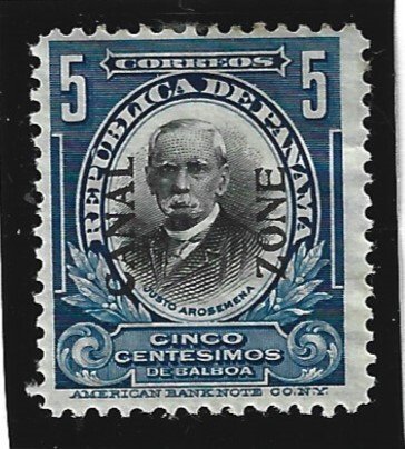 Canal Zone Scott #54 Mint 5c Type IV Overprint 2019 CV $150.00