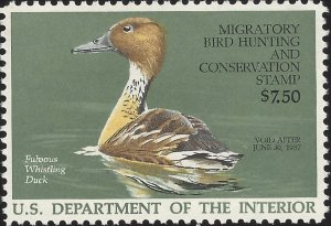 US Scott #RW53 MNH OG XF 1986 US Federal Duck Stamp