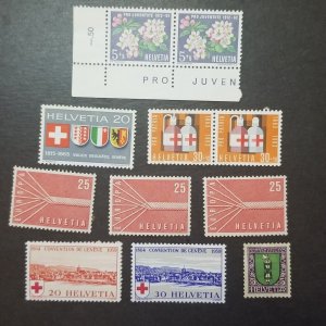 SWITZERLAND Mint Unused MNH MH Stamp Lot T2685