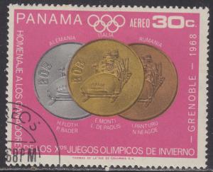 Panama 487h Winter Olympics - Two-Man Bobsled 1968