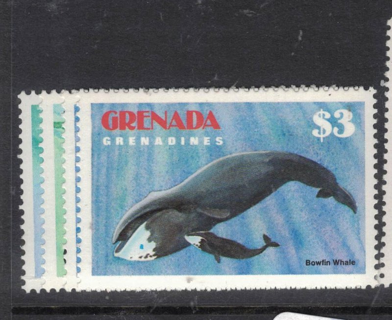 Grenada Grenadines Whales SC 529-36 MNH (3fdg) 