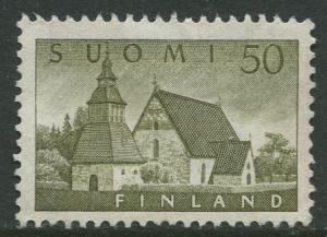 Finland - Scott 338 - Church of Lammi -1956- MNG - Single 50m Stamp