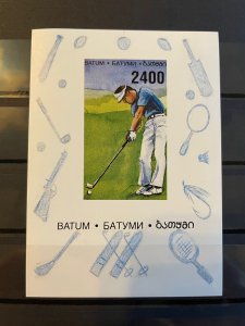 Batum : Golf Sport - MNH S/S VF IMPERFO