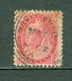 CANADA 1899  #QV  #77...NICE  CANCELATION