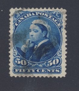 Canada Victoria Small Queen Stamp; #47-50c Used F/VF PP Guide Value = $65.00