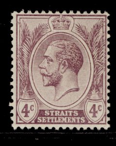 MALAYSIA - Straits Settlements GV SG197, 4c dull purple, LH MINT.