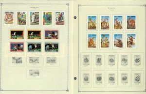 Ghana 1957-1992 M (mostly) & U Hinged on Scott International Pages thru 1999