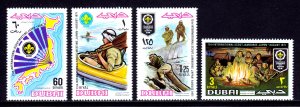 Dubai - Scott #147-150 - MNH - SCV $5.50