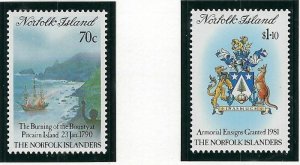 Norfolk Is 469-30 MNH 1990 Settlement of Pitcairn (ak3348)