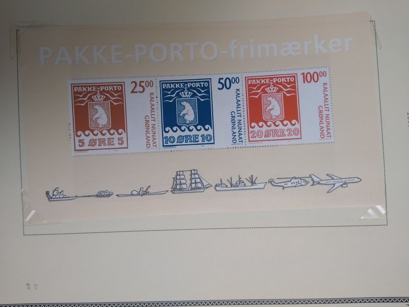 collection on pages Greenland 2007 MNH KY: CV $214