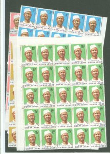 Sierra Leone #424/428 Mint (NH) Multiple