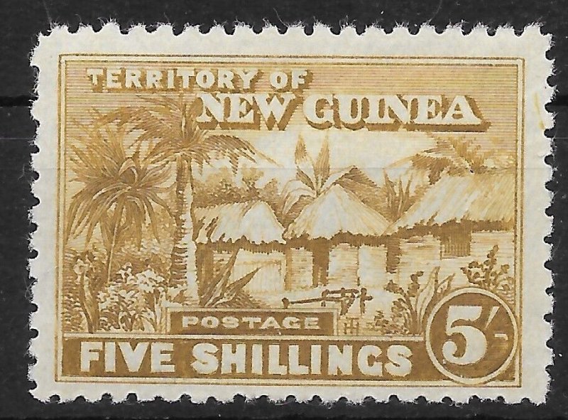 NEW GUINEA SG134 1925 5/= BISTRE MNH* 