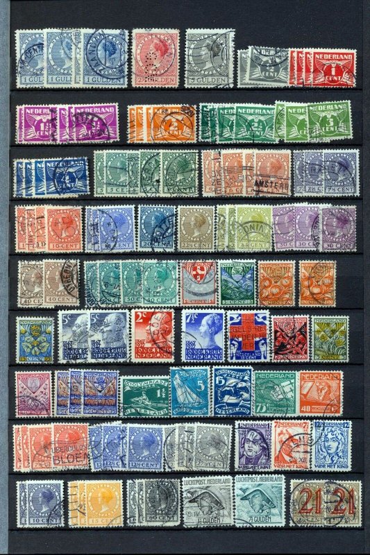 NETHERLANDS Mid Period Used Inc.Welfare High Catalogue Value(Apx 250+Item)RK1049