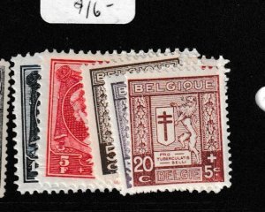 Belgium SC B59-63 MNH (8ghp)