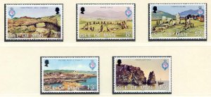 1980 Isle of Man SG165/169 Geographical Society Set Unmounted Mint