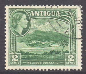 Antigua Scott 109 - SG122, 1953 Elizabeth II 2c used
