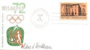 US Olympics 1972 Milcopex Cover