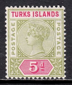 Turks Islands - Scott #57 - MNH - SCV $12+