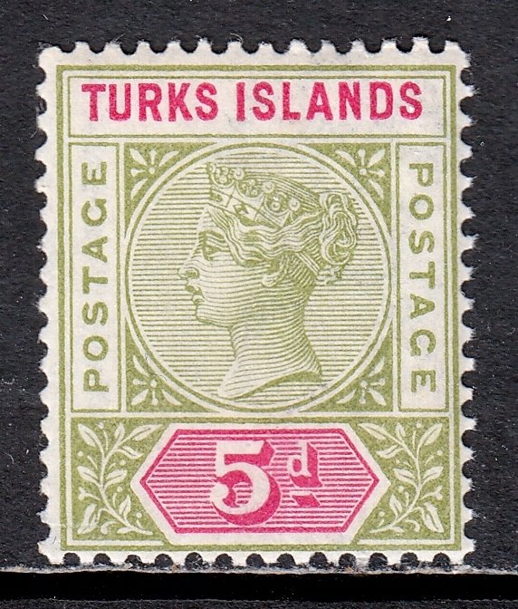 Turks Islands - Scott #57 - MNH - SCV $12+