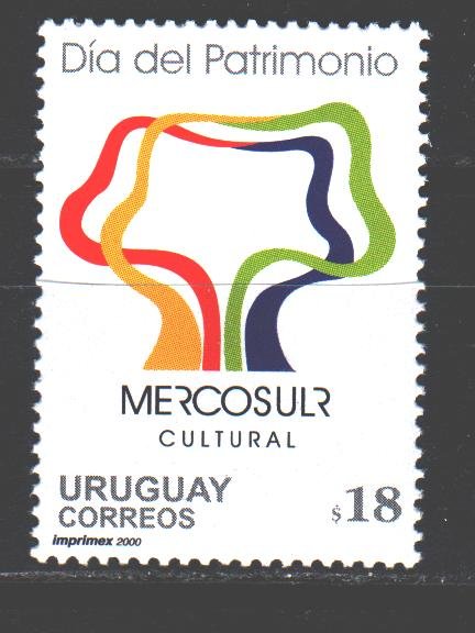 Uruguay. 2000. 2568. Cultural Heritage Day Mercosur. MNH. 