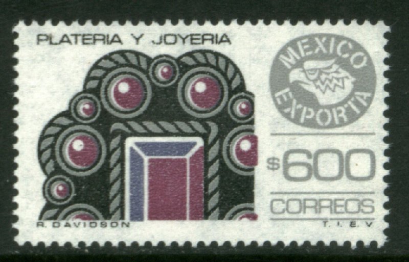 MEXICO Exporta 1497a, $600P Jewelery. Unwmk Thin Paper 3. MINT, NH. VF.