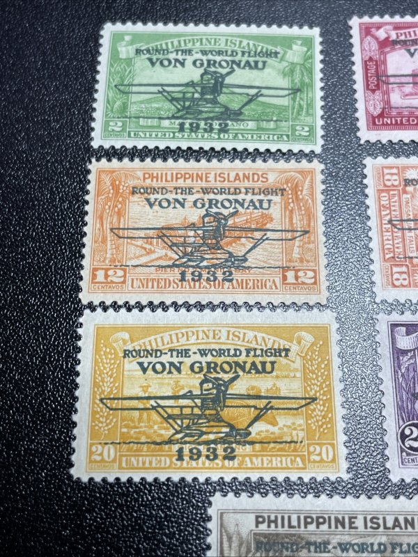 Philippines C29-35 Mint Hinged Airmail Set US Possession KSPhilatelics (C29P1)