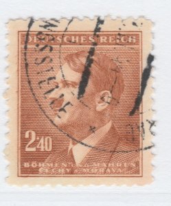 Czechoslovakia Ger. 1942 BOHEMIA AND MORAVIA 2.40 Used A25P41F19208 Protectorate-