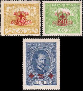 Czechoslovakia Scott B130-B132 Mint never hinged.