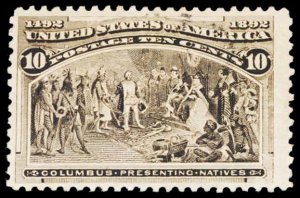 U.S. COLUMBIAN ISSUE 237  Used (ID # 100677)