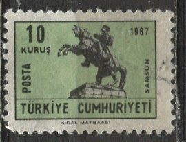 Turkey 1967: Sc. # 1729B; Used Single Stamp