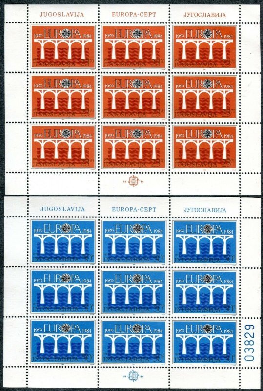 2046a - Yugoslavia 1984 - Europa Cept - MNH Mini Sheet