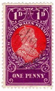 (I.B) Australia - NSW Revenue : Stamp Duty 1d (Crown A)