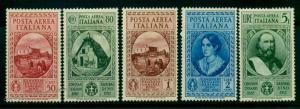 Italy 50 Years Garibaldi SaA32-38 Posta Aerea Airmail MH 47201