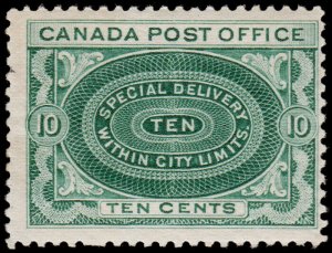 Canada Scott E1 (1898) Mint LH F-VF, CV $130.00 M