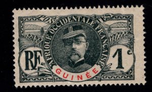 French Guinea Scott 33 MH* General Faidherbe stamp expect similar centering