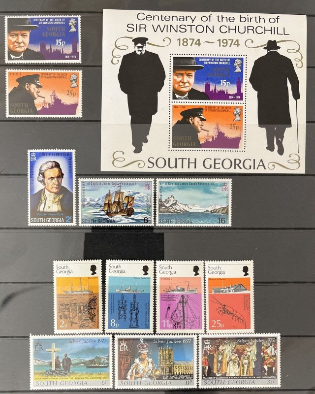 South Georgia Falkland Islands Deps Flowers Royalty Insects MH MNH (120+)MK5457