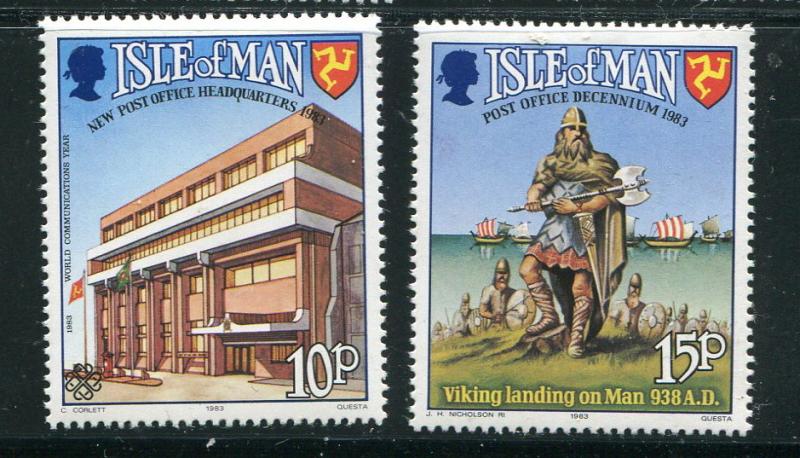 Isle Of Man #250-1 mint