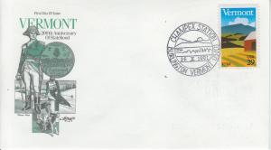 1991 Vermont CHAMPEX Burlington Pictorial Cancel 