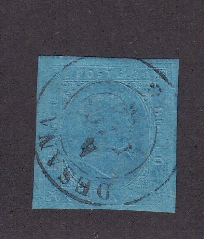 Sardinia Scott # 5 VF-XF used neat cancel with nice color cv $ 200 ! see pic ! 