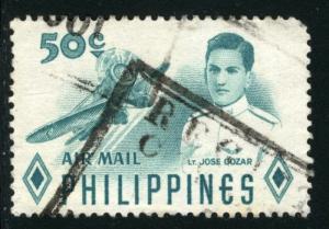 PHILIPPINES #C80, USED- 1955 - PHILIP005