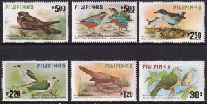 1979 Philippines Birds complete set MNH Sc# 1392 / 1397 CV $29.80