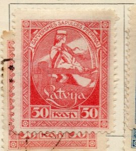 Latvia 1920 Early Issue Fine Mint Hinged 50k. NW-191725