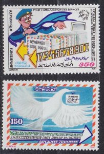 TUNESIEN TUNISIA [1987] MiNr 1150-51 ( **/mnh ) Post