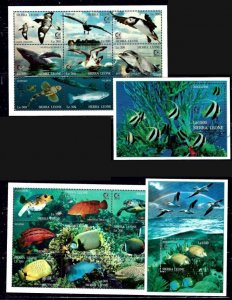 Sierra Leone 1799-1802 MNH 1995 Marine Life