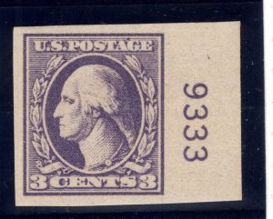 U.S. - 535 - Plate Number Single (9333)  -  Very Fine - Never Hinged